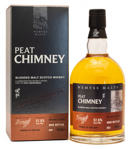 Wemyss Peat Chimney Blended Malt Scotch Whisky 57%vol 0,7L