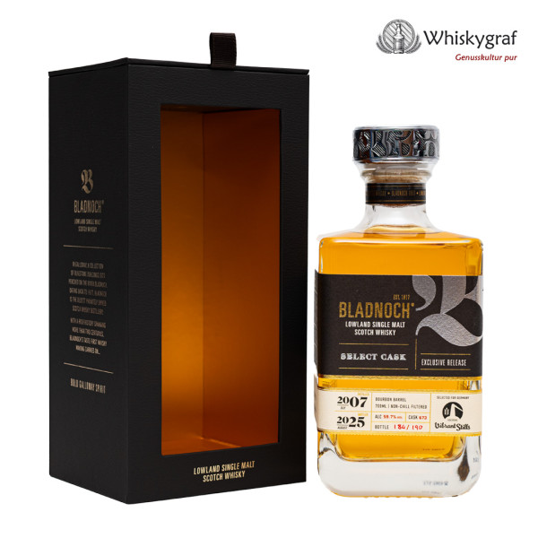 Bladnoch 18 Jahre 2007/2025 Single Cask Bourbon Barrel Single Malt Scotch Whisky 59,7%