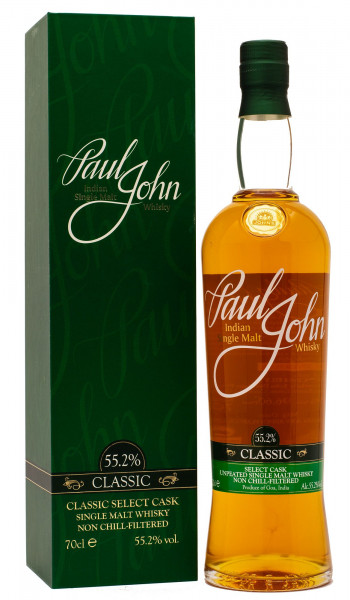 Paul John Classic Select Cask Indian Single Malt Whisky 55,2% vol 0,7 L