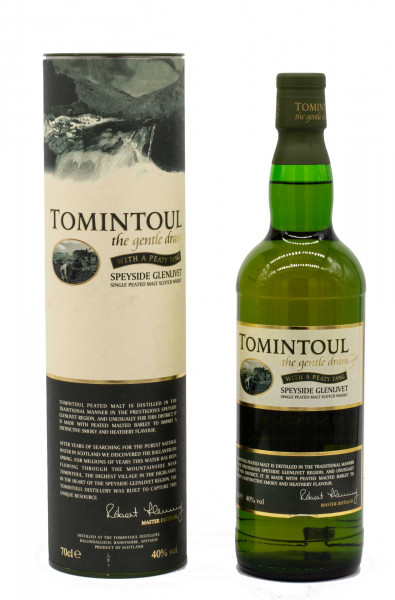 Tomintoul the gentle dram Whith a Peaty Tang Single Malt Scotch Whisky 40% 0,7L