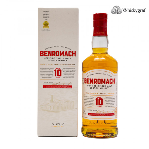 Benromach 10 Jahre Single Malt Scotch Whisky 43%vol 0,7L