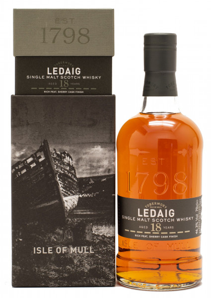 Ledaig 18 Jahre Peated Single Malt Scotch Whisky 46,3% 0,7L