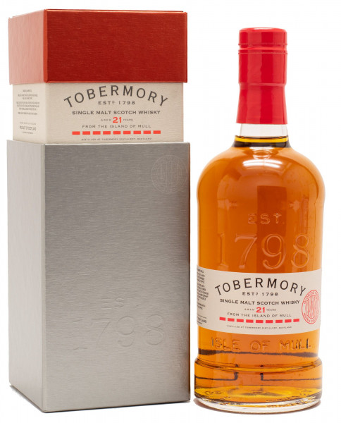 Tobermory 21 Jahre Oloroso Sherry Finish Single Malt Scotch Whisky 46,3% 0,7L