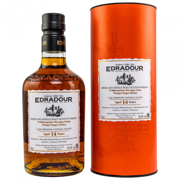 Edradour 14 Jahre 2007/2022 Single Malt Scotch Whisky 56% 0,7L