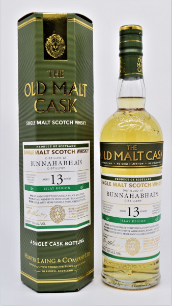 Bunnahabhain 13 Jahre Hunter Laing Single Malt Scotch Whisky - 50% vol 0,7L