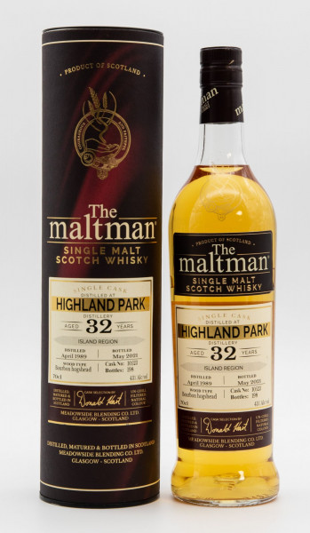 Highland Park 32 Jahre The Maltman Single Malt Scotch Whisky 43%vol 0,7L