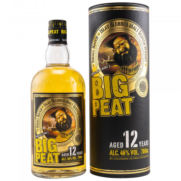 Big Peat 12 Jahre Islay Blended Malt Whisky 46%vol 0,7L