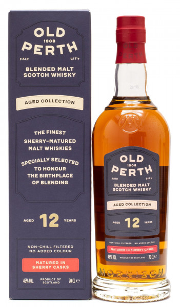 Old Perth 12 Jahre Sherry Cask Aged Collection Blended Malt Scotch Whisky 46% vol 0,7L