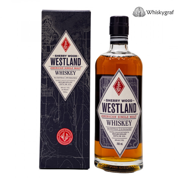 Westland Sherry Wood American Single Malt Whiskey 46% vol 0,7 L