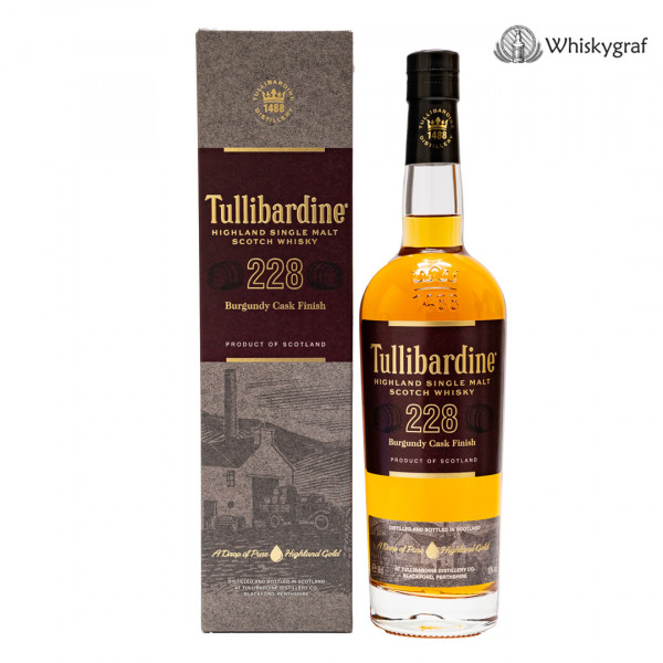 Tullibardine Burgundy Finish 228 Single Malt Scotch Whisky 43% vol 0,7 L