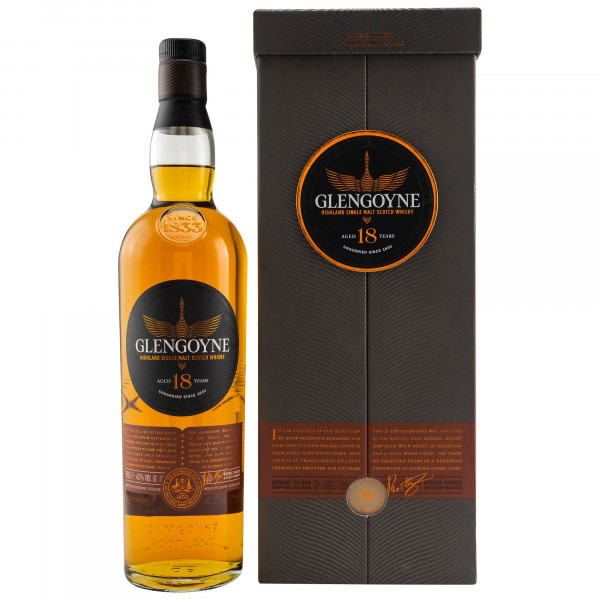 Glengoyne 18 Jahre Single Malt Scotch Whisky 43% vol 0,7 L