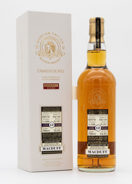 Macduff 2008/2021 Dimensions Duncan Taylor Single Malt Whisky 55% 0,7L