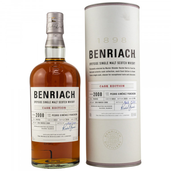 BenRiach 2008/2020 PX Cask #4052 Single Malt Scotch Whisky 60,5% 0,7L