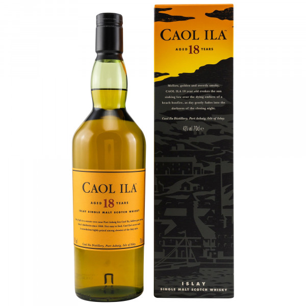 Caol Ila 18 Jahre Islay Single Malt Scotch Whisky 43% 0,7L