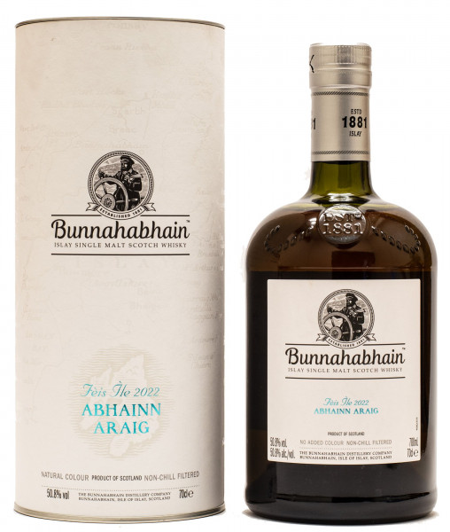 Bunnahabhain Abhainn Araig Feis Ile 2022 Single Malt Scotch Whisky 50,8% 0,7L