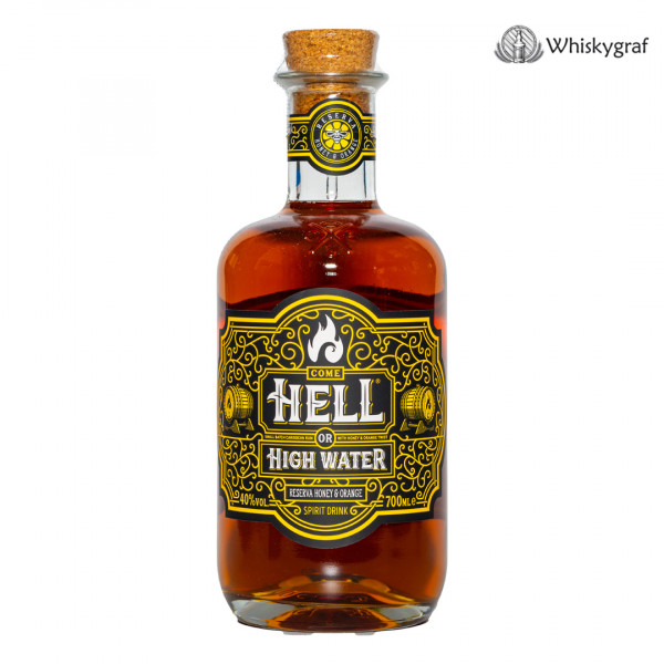 Hell Or High Water Reserva Honey & Orange Rum 40% 0,7 L
