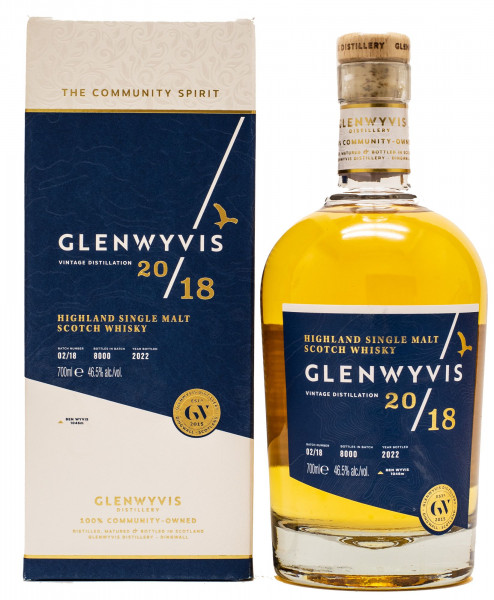 GlenWyvis 2018/2022 Single Malt Scotch Whisky 46.5% vol. 0,7l