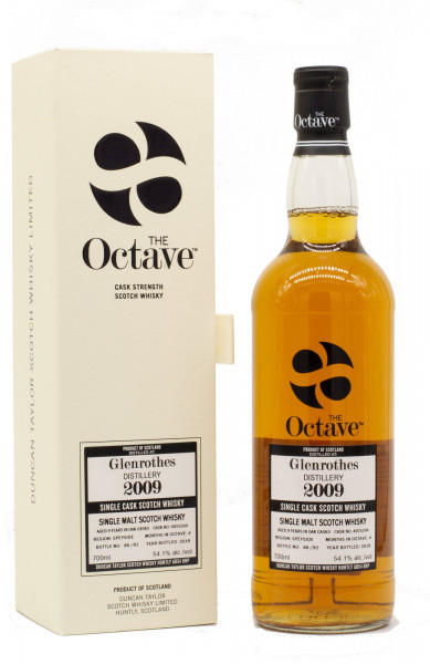 Glenrothes 2009/2019 The Octave Single Cask Scotch Whisky 54,1% vol 0,7L