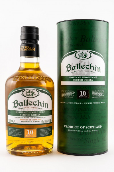 Ballechin 10 Jahre heavily peateds Single Malt Scotch Whisky 46% 0,7L