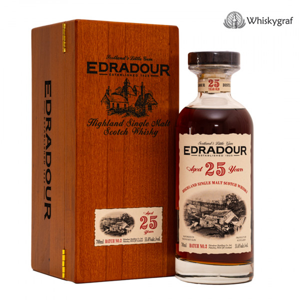 Edradour 25 Jahre Batch No. 2 Highland Single Malt Scotch Whisky 55.6%