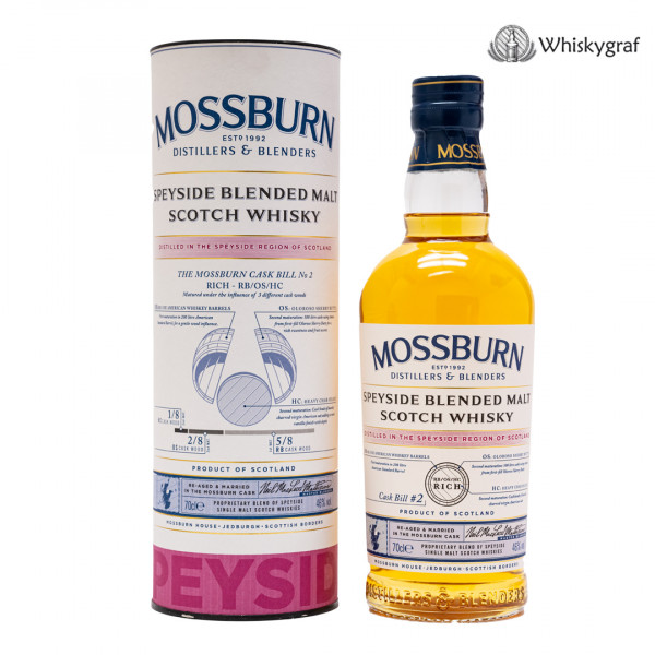 Mossburn Speyside Blended Malt Scotch Whisky 46% 0,7L
