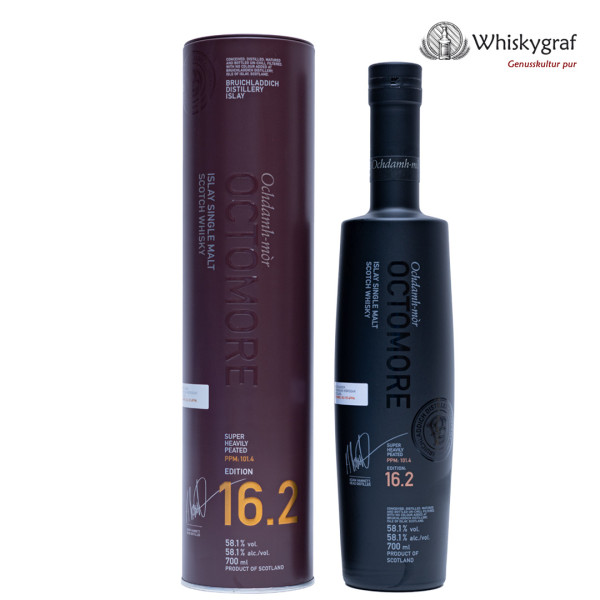 Octomore 16.2 - 5 Jahre Islay Single Malt Scotch Whisky 58,1% 0,7L