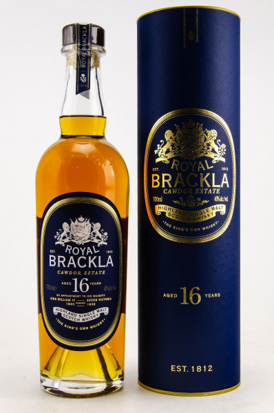 Royal Brackla 16 Jahre Single Malt Scotch Whisky 40% vol 0,7 L