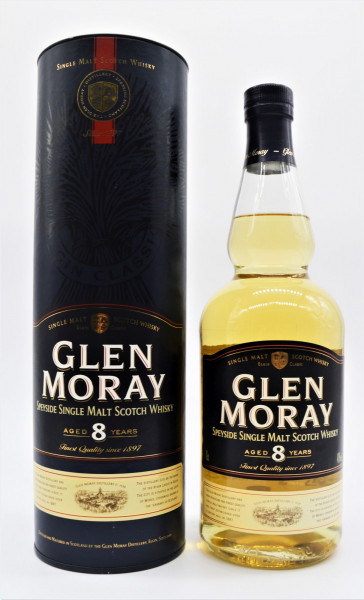 Glen Moray 8 Jahre Single Malt Scotch Whisky 40%vol 0,7L