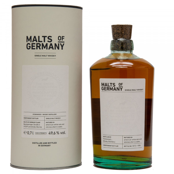 Malts of Germany Stonewood Whisky Distillery 49,6% 0,7L