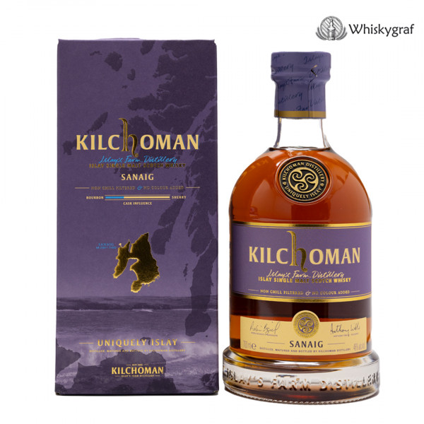 Kilchoman Sanaig Islay Single Malt Scotch Whisky 46% vol 0,7 L