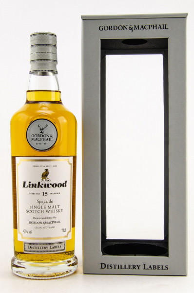 Linkwood 15 Jahre NEW RANGE - Gordon & MacPhail - Scotch Whisky - 43%vol - 0,7 L