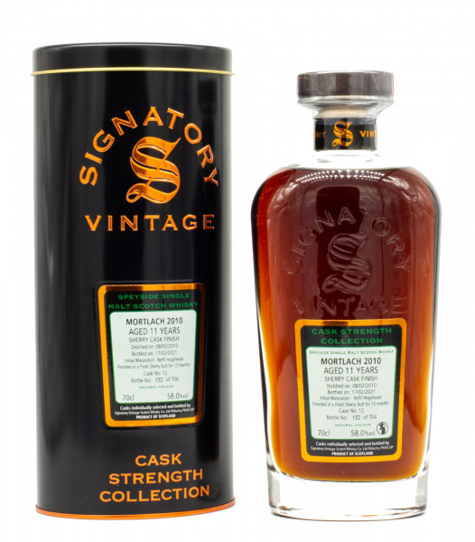 Mortlach 2010/2021 Signatory Vintage Single Malt Scotch Whisky 58% 0,7L