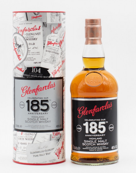Glenfarclas 185th Anniversary Single Malt Scotch Whisky 46% vol 0,7L