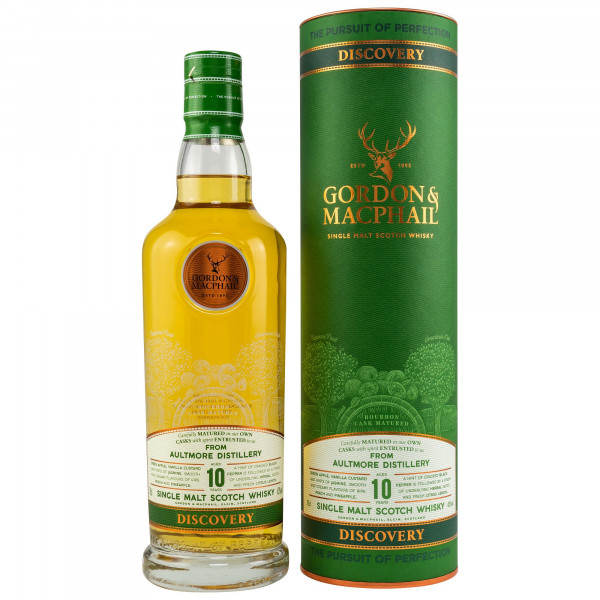 Aultmore 10 Jahre Discovery Gordon & MacPhail Single Malt Scotch Whisky 43% vol 0,7 L