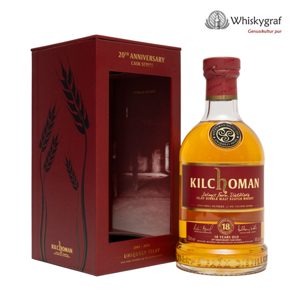 Kilchoman 18 Jahre 20th Anniversary Cask Series Single Malt Scotch Whisky 46%