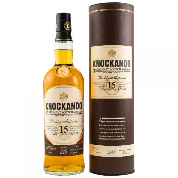 Knockando 15 Jahre Season 2005 Single Malt Whisky 43%vol 0,7L