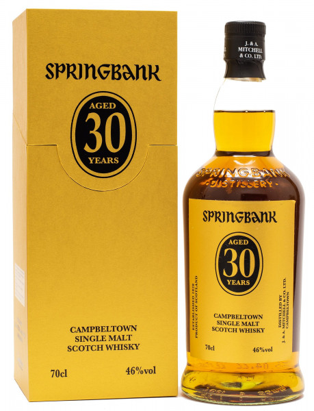 Springbank 30 Jahre Single Malt Scotch Whisky 46% vol 0,7L