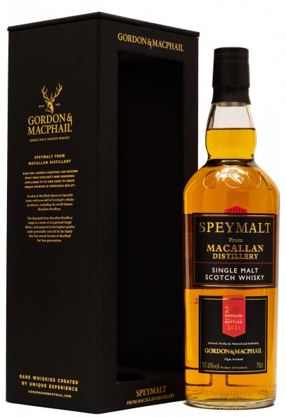 Speymalt from Macallan Distillery 2001/2021 Gordon & MacPhail Single Malt Whisky 57,6% 0,7L