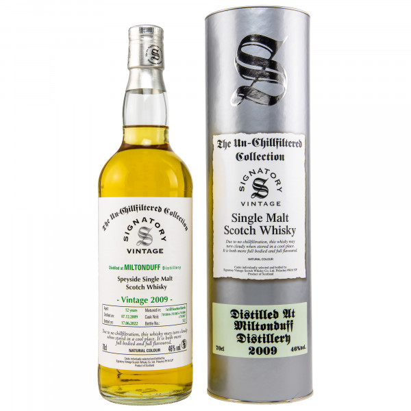 Miltonduff 2009/2022 Signatory Vintage Single Malt Scotch Whisky 46% 0,7 L