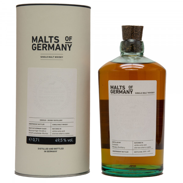 Malts of Germany SinGold Whisky Distillery 49,5% 0,7L