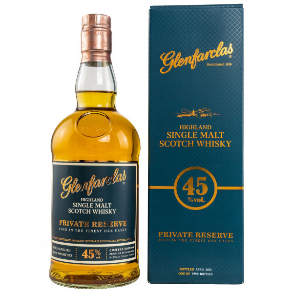 Glenfarclas Private Reserve 2021 Single Malt Scotch Whisky 45% vol 0,7L