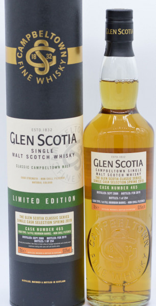 Glen Scotia 2008/2019 Single Malt Scotch Whisky 53% vol 0,7 L