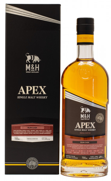 Milk & Honey Apex Small Batch Rum Cask Single Malt Whisky 57,3%vol 0,7L