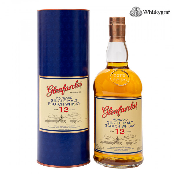 Glenfarclas 12 Jahre - Speyside Single Malt Scotch Whisky - 43% vol - 0,7 L