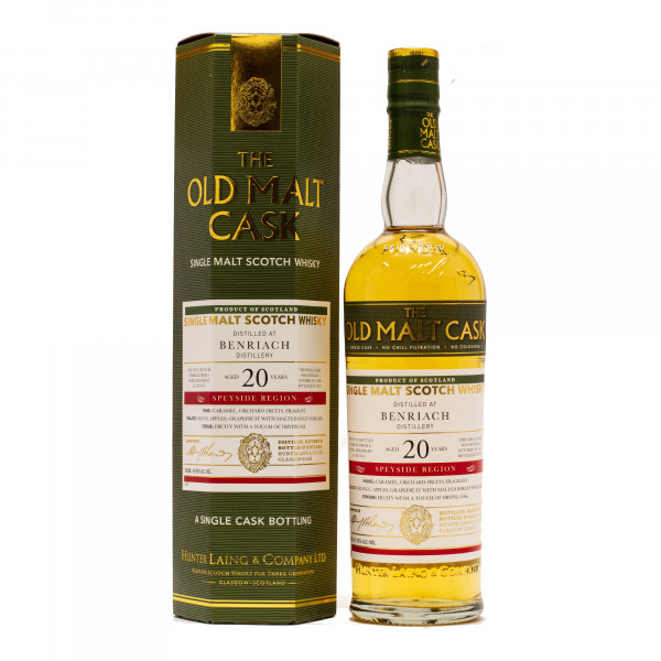 Benriach 20 Jahre Jahre Hunter Laing Single Malt Scotch Whisky 50% vol 0,7L