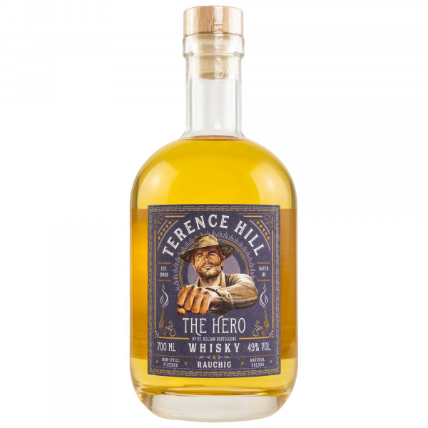 Terence Hill The Hero Peated Whisky St. Kilian Blended Malt Whisky 49% vol 0,7L