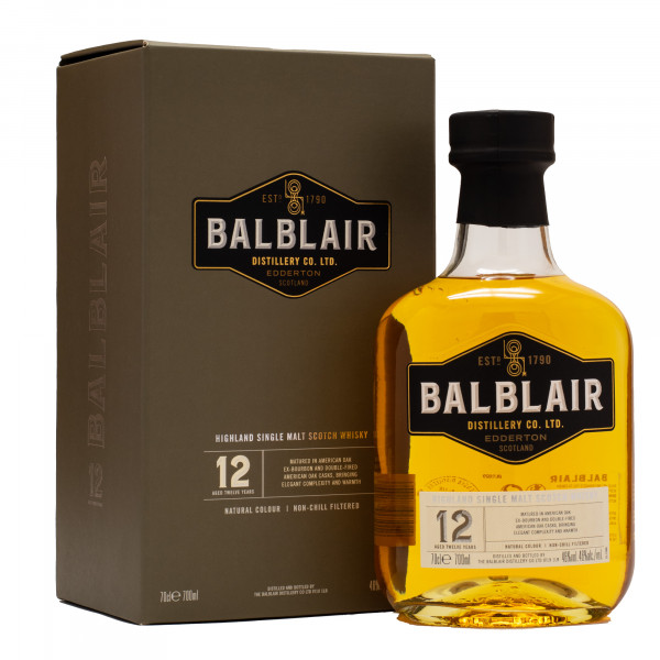 Balblair 12 Jahre Single Malt Scotch Whisky 46% vol 0,7 L
