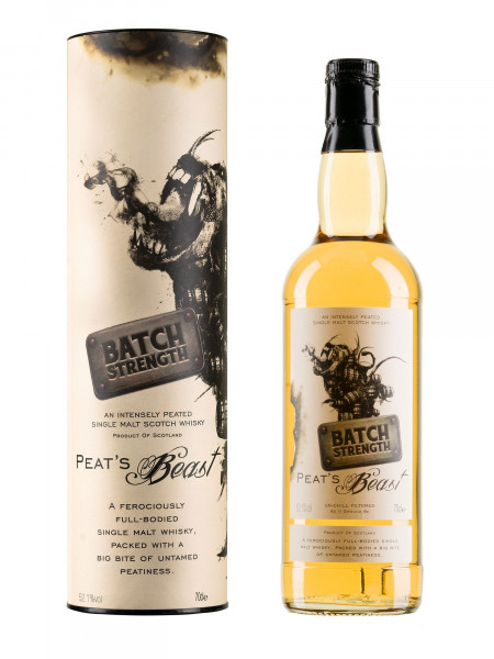 Peat's Beast Batch Strength Peated Single Malt Scotch Whisky 52,1% vol 0,7 L
