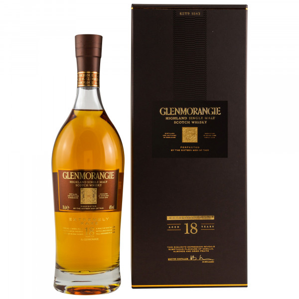 Glenmorangie 18 Jahre Single Malt Scotch Whisky 43% vol 0,7L