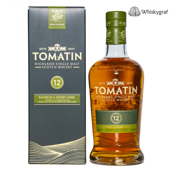Tomatin 12 Jahre Single Malt Scotch Whisky 43% 0,7L